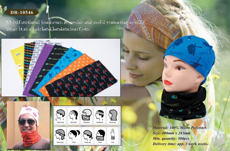 Fashion Promotion Polar Fleece Buff Headwrap