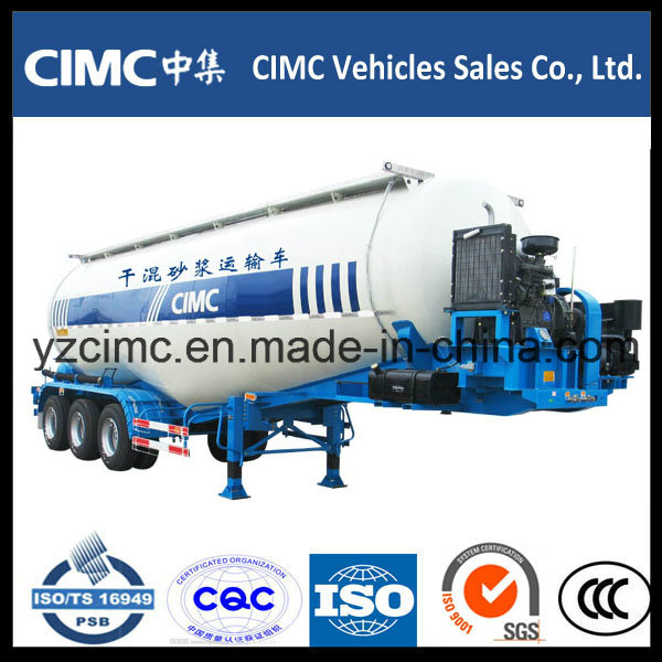 Cimc 50ton 3 Axles Cement Bulker Trailer / Bulk Cement Trailer / Cement Bulker