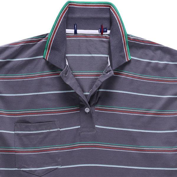 Custom Design Men's Basic Striped Polo Shirts