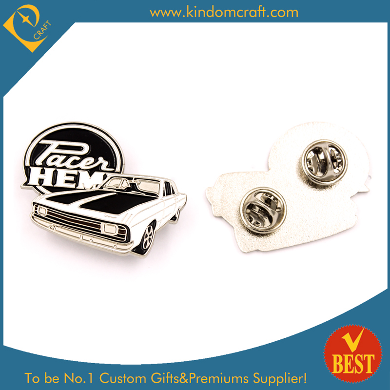 China Customized Wholesale Metal Soft Enamel Car Shape Pin Badge in High Quality