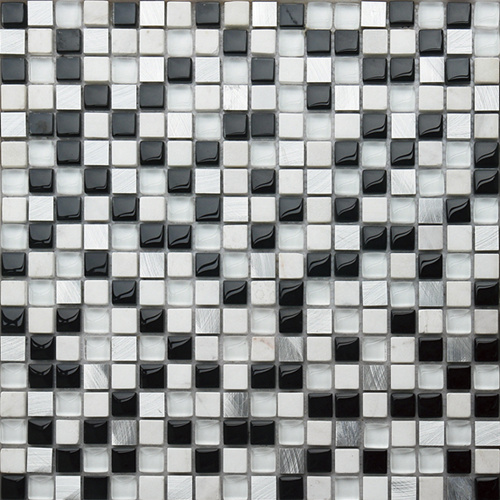 8mm Square Oriental White Marble Mosaic