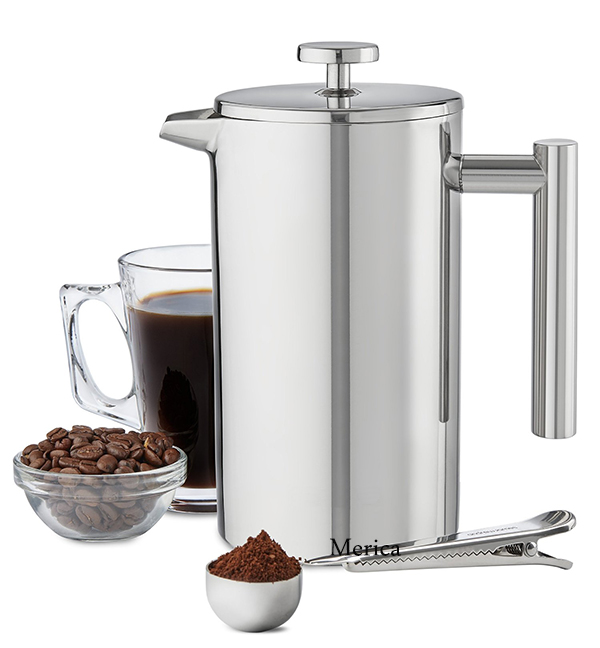 Stainless Steel Coffee Cafetiere Coffee Pot