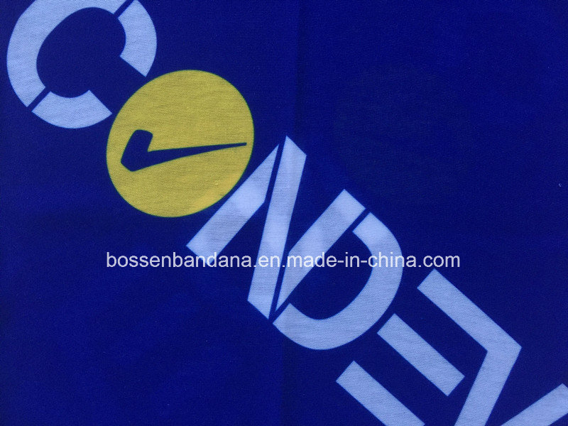 OEM Produce China Supplier Logo Printed Promotional Blue Multifunctional Headwear Scarf