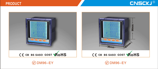 LCD Power Analyzer Multi-Function Meter (RS485)