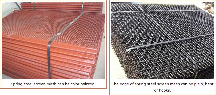 2016 New Product Spring Steel Vibrating Screen Mesh (VSM)