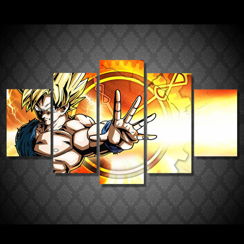 HD Printed Dragon Ball Z Painting Canvas Print Room Decor Print Poster Picture Canvas Mc-049