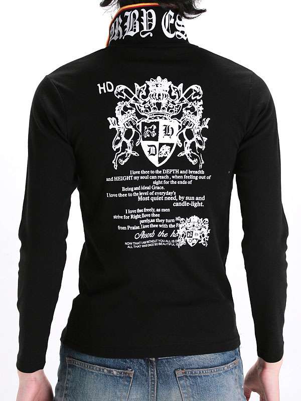 Custom Cotton Fitted Printing Wholesale Long Sleeve Men Polo T-Shirt