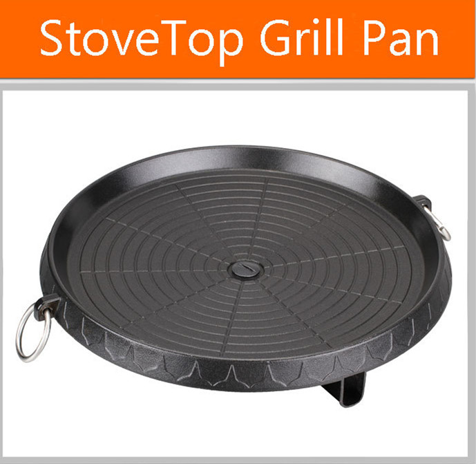 Non- Stick Healthy Cooking Stove Top BBQ Plate