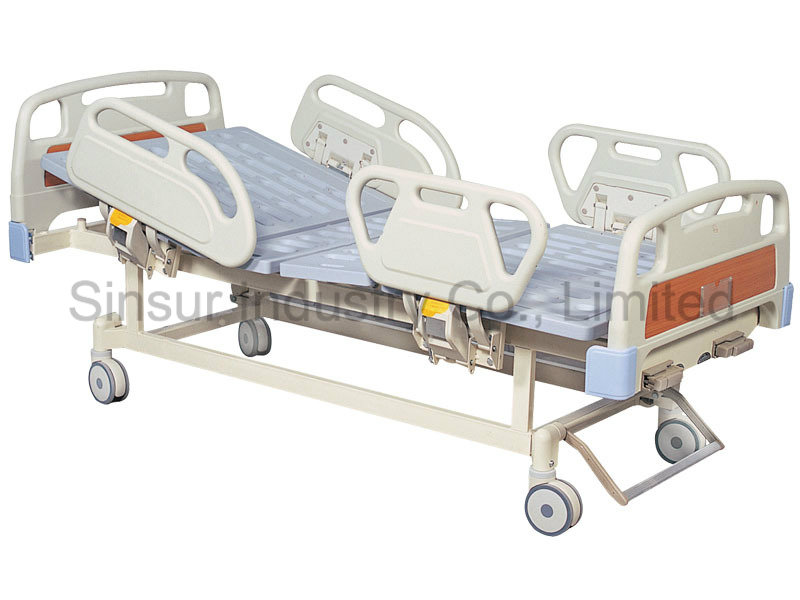 China Factory ISO/Ce Manual Shake Hospital/Medical Beds