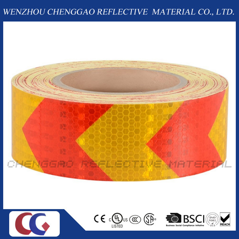 PVC Honeycomb Arrow Type Reflective Tape for Truck (C3500-AW)