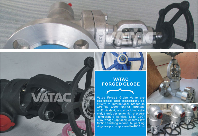 API 602 Forged Steel High Pressure Globe Valve (J61)