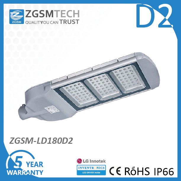 180W LED Street Light with LG Chip Inventronics Driver