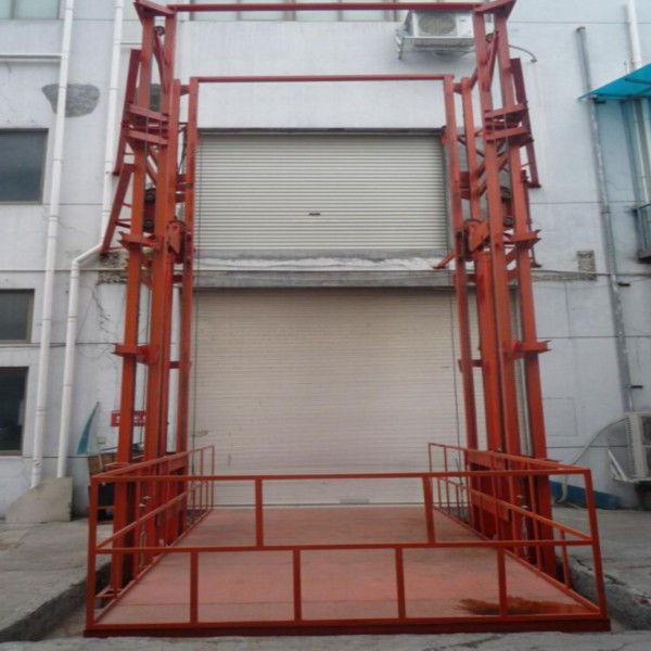 Sjd1-3.5 Guide Rail Cargo Elevator