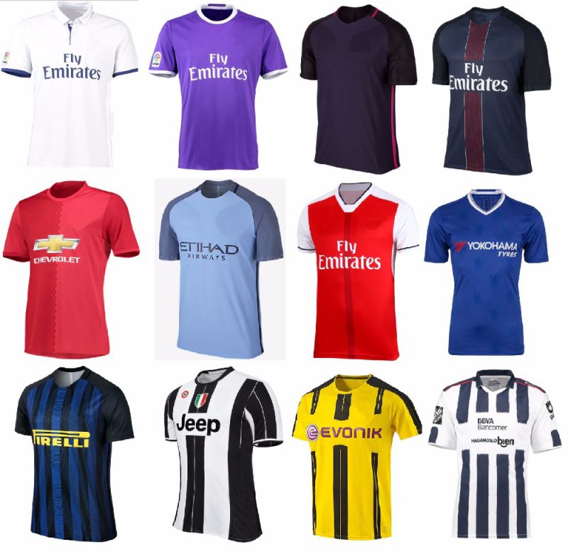 Professionally High Quality Customized Soccer Jersey for World Cup League Matches European Cup Club