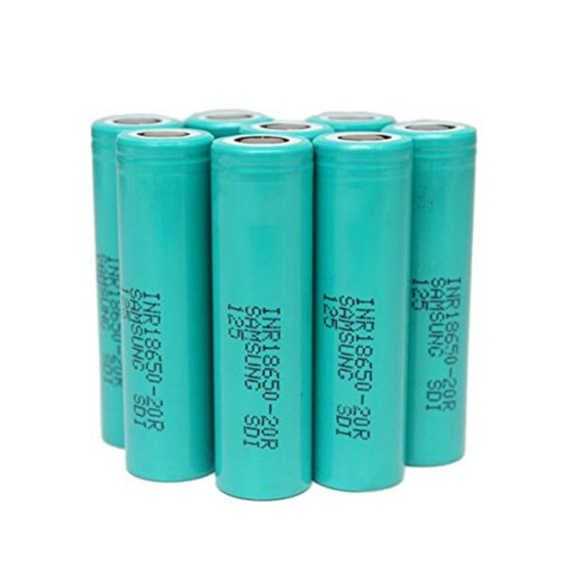 High Power 3.7V Samsung Inr18650-20r 22A 2000mAh Samsung Sdi 18650 Rechargeable 3.7V Li Ion Battery