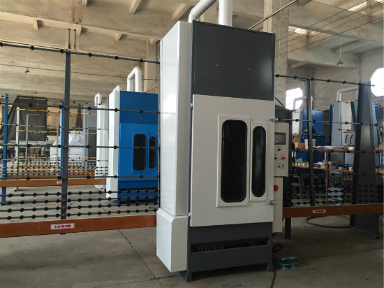 Multi-Gun Auto Dust Remover Glass Sandblasting Machine