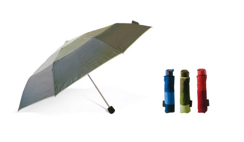 16 Ribs High Quality Strip Border Wooden Shaft Umbrella (YS-SM26163454R)