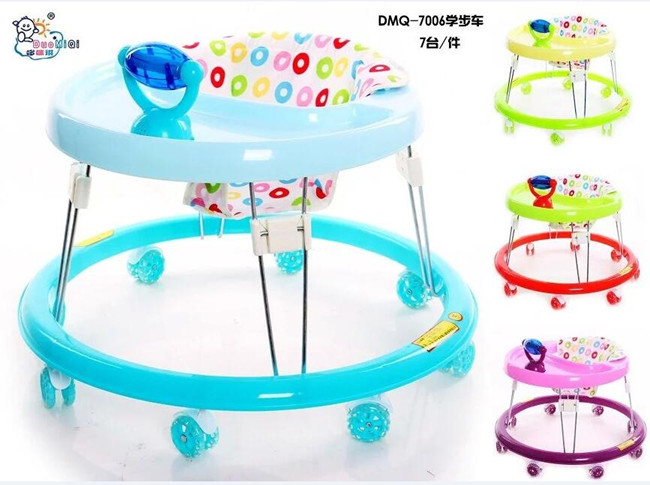 New Arrival Silicone Wheels Round Baby Walker From Tianshun China