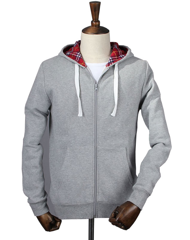 Wholesale Customized Fashion Men's Plain Fleece Gym Hoodie