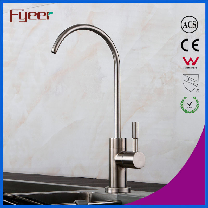 Fyeer Cheap Cold Only Stainless Steel Kitchen Faucet