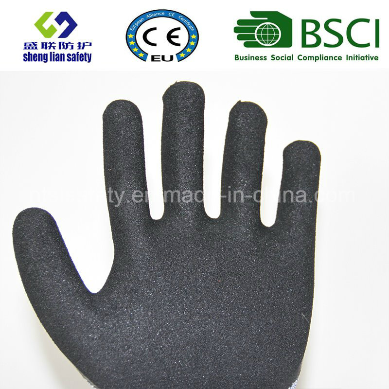 Cut Resistant Safety Work Glove with Sandy Nitrile Coated