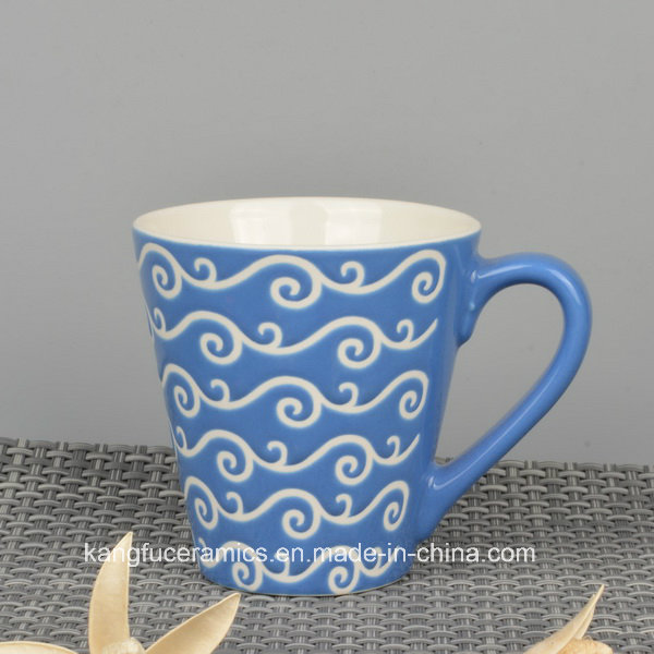 Silk-Screen Printing Ceramic Travel Mug