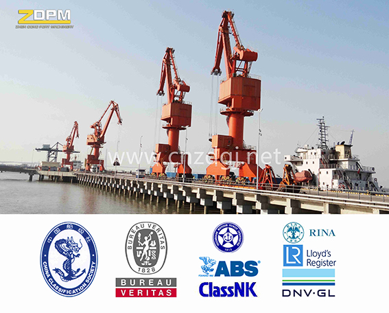 25t Portal Mobile Crane Single Jib Port Equipment Port Use for Loading and