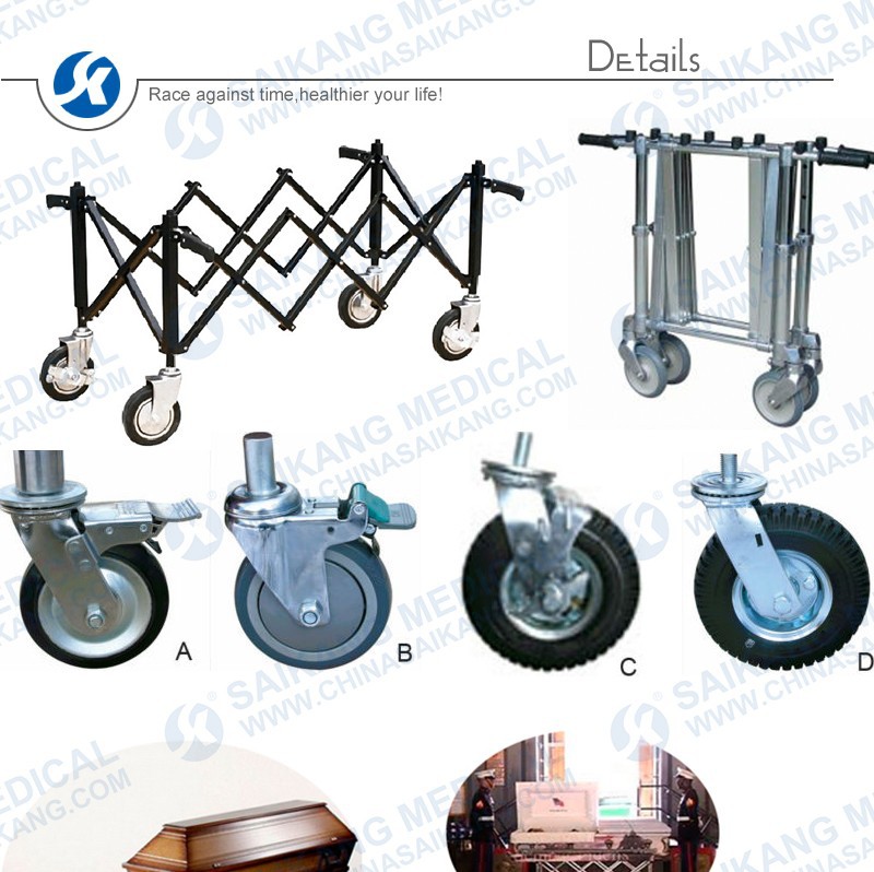 Hospital Furneal Church Trolley (Aluminium Alloy)