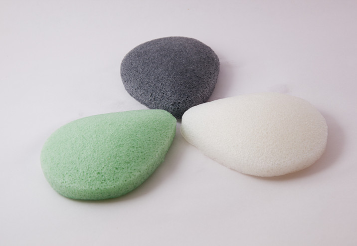 100% Natural Drop Shape Facial Cleaning Konjac Sponge