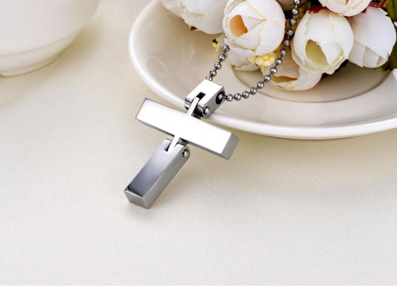 2016 Hdx Steel Two Parts Cross Jewelry Pendant