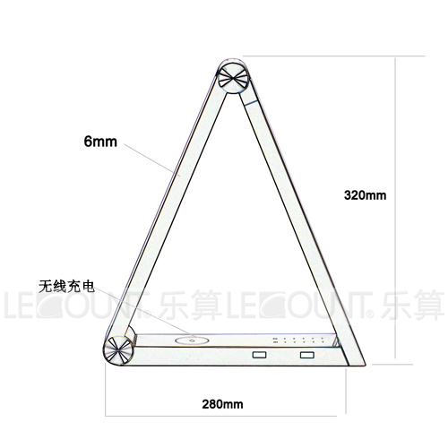 2016 New Foldable LED Table Lamp (LTB853)