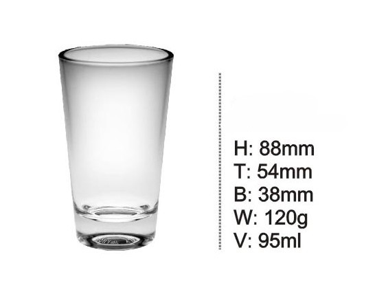 Glass Cup Glassware for Beer Kb-Hn075