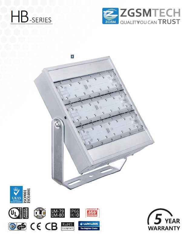 160W LED Outdoor Flood Light with Motion Sensor