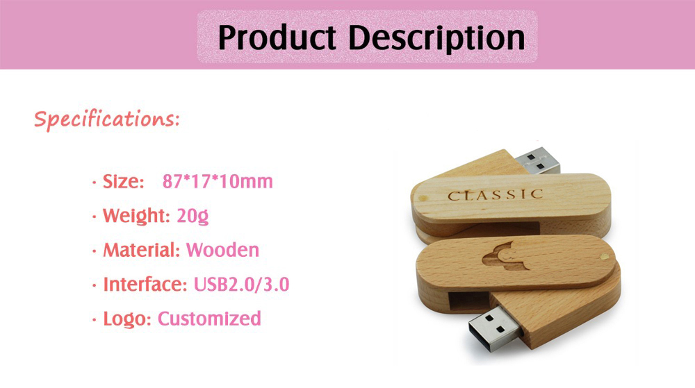 Wooden Pen Drive