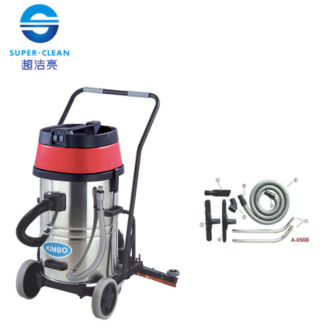 Kimbo 60L Wet and Dry Vacuum Cleaner with Squeegee