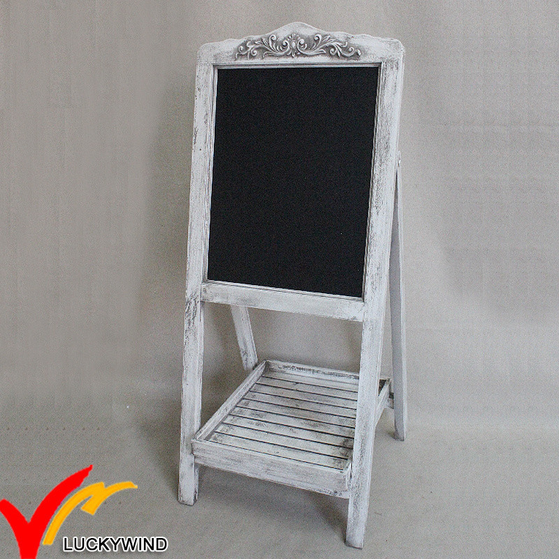 Shabby Chic Vintage Wooden Easel Antique Blackboard