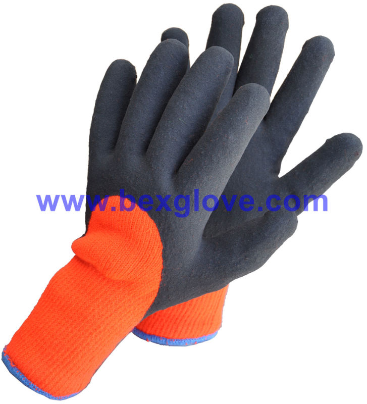 Half Back, Sandy Finish, Warm Keeping and Heavy Duty Work Glove