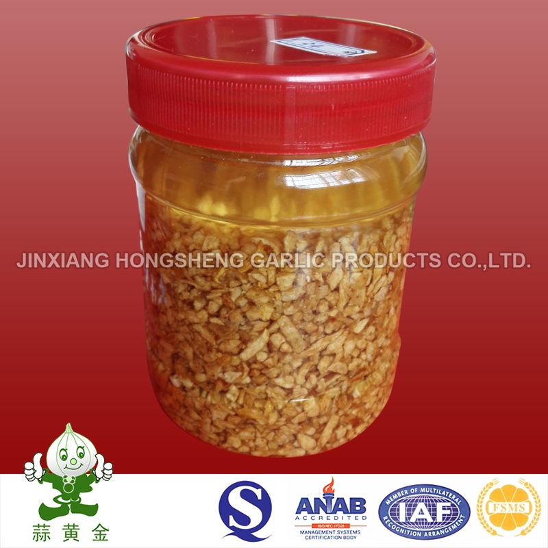 High Quality Oiled Garlic Granules Crop 2015