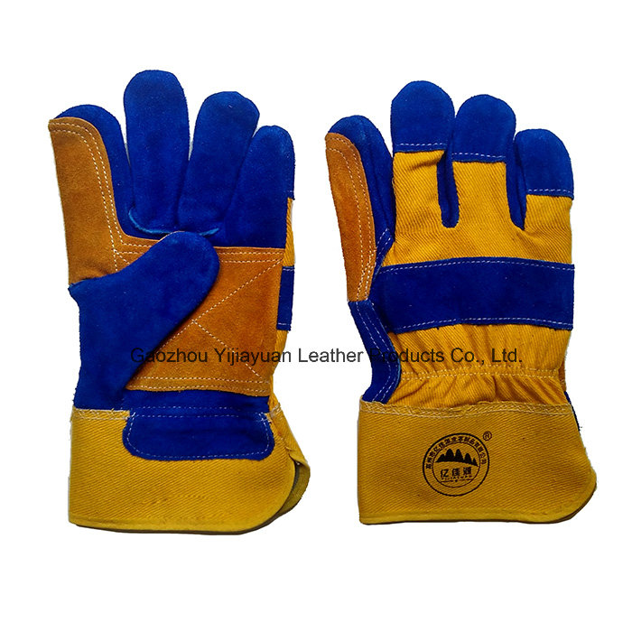 Reinforcement Palm Cut Resistant Protective Riggers Work Gloves for Working