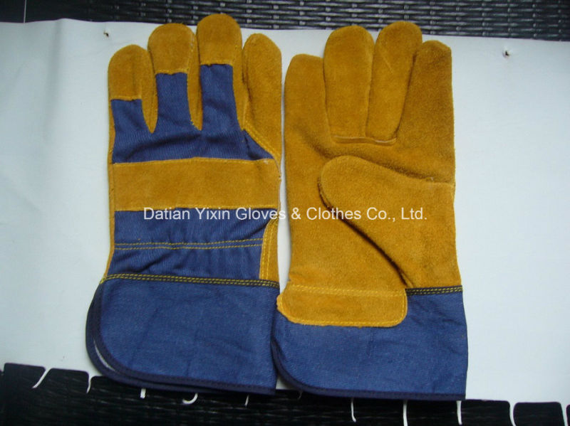 Cow Split Leather Glove-Working Glove-Labor Glove-Safety Glove