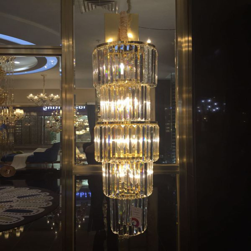 Round Fashion and Modern Crystal pendant Lamp with Hotel