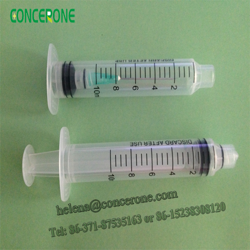 Medical Equipment Retractable Safety Syringe, Sterile Disposable Syringe with Needle