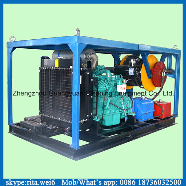 200bar Drain Cleaning Machine High Pressure Diesel Engine Water Jet Cleaner