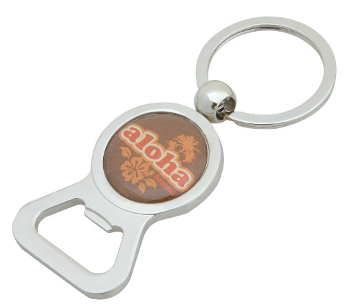 Metal Blank Keyring, Key Chain with Bottle Opener (GZHY-KA-063)