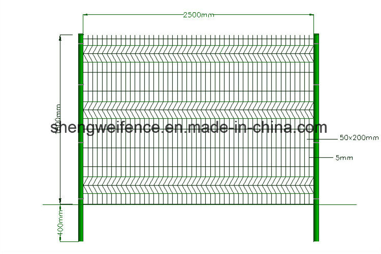 Wire Mesh Fence 3D Garden Fence