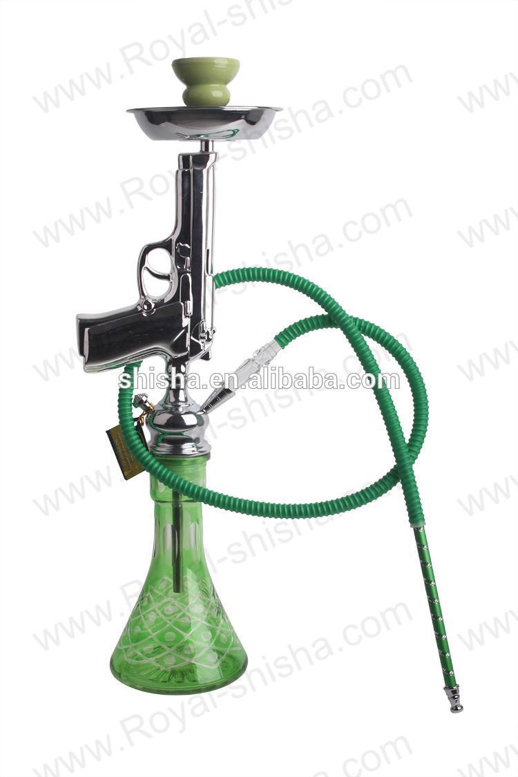 2016 Fashion New Design Travel Gun Pistol Hookah Shisha