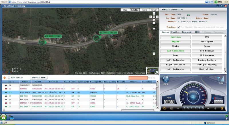 Live GPS Monitoring Software