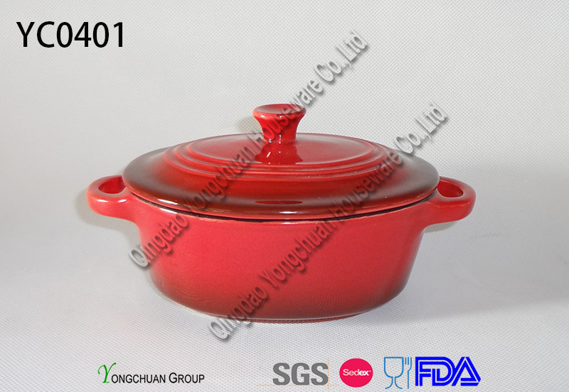 Promotional Red Mini Casserole Sets