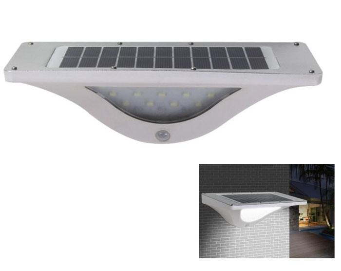 Update Hight Brightness 16LED Garden Solar Sensor Wall Light with Motion Sensor