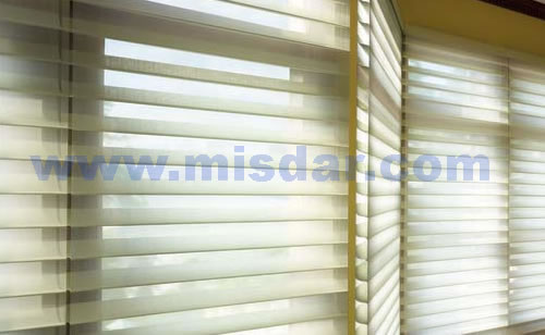 Double Roller Shade with Sheer Shade